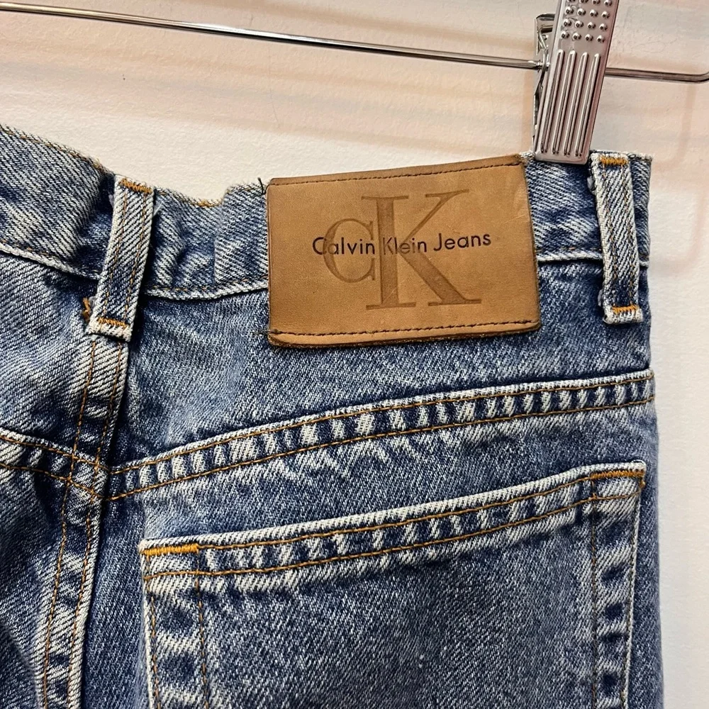 calvin klein Women’s Vintage 90s CHIC High Rise Tapered Jeans size 10 fi… - Picture 10 of 14